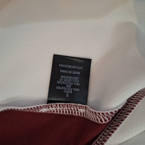 NWOT FASHION NOVA BUNDLE Black and Pink Polo with White and Maroon Jersey - Picture 16 of 16
